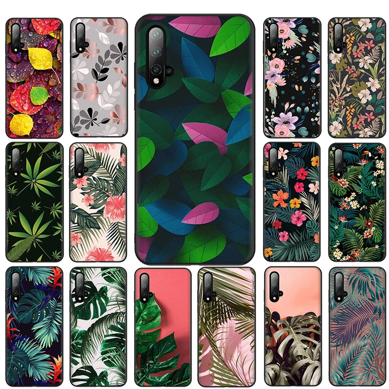 Силиконовый чехол для телефона jungle floral из ТПУ Huawei Honor 6A 7A 3 ГБ Pro 7C 7X 8Lite 8A 8X 8C 9 Lite 9X