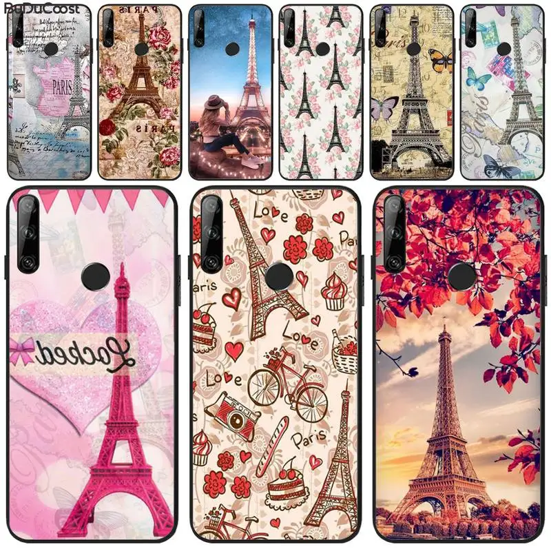 Чехол для телефона с узором из Эйфелевой башни и Парижа Versaca Huawei Y5 Y6 Y7 Y9 Prime Pro II 2019