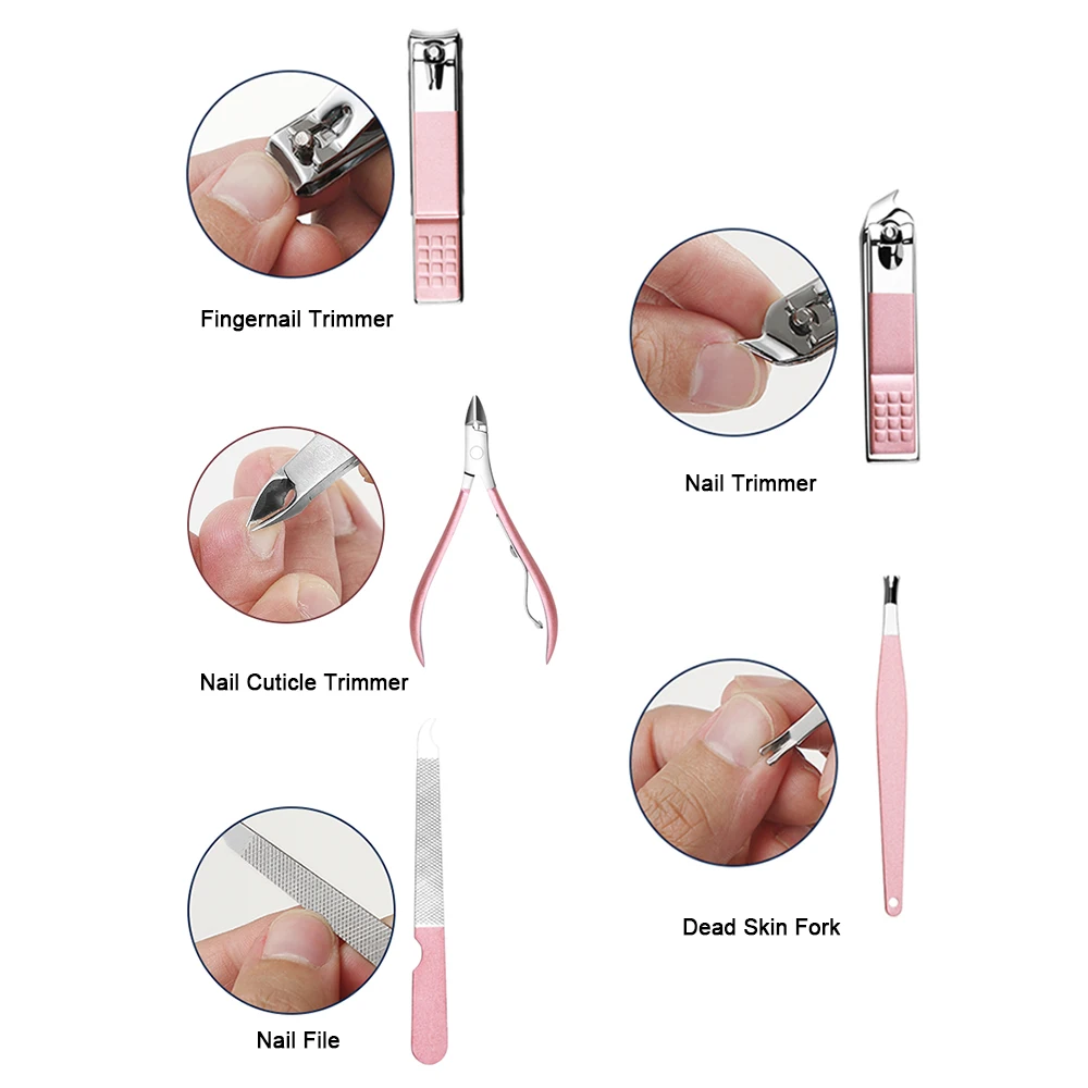 18 шт. профессиональный педикюр маникюрный набор кусачки для ногтей акне игла