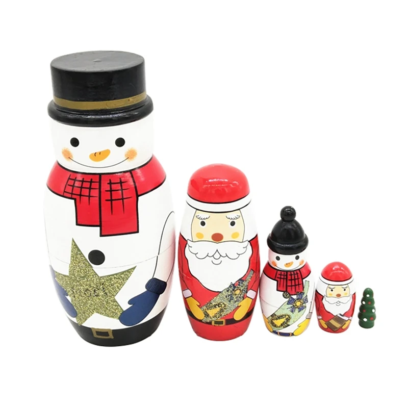 

5 шт., деревянные игрушки-гнезда для детей