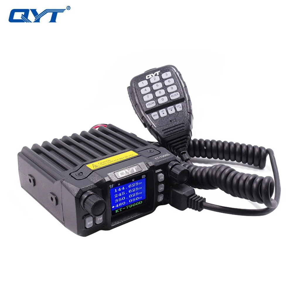 QYT KT 7900D 5 50 км мобильное радио Quad band дисплей 25 Вт Автомобильная рация