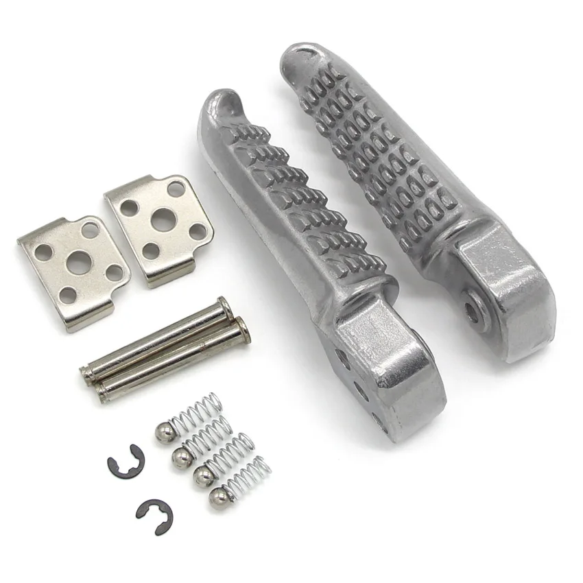 2 шт. серебристые Задние подножки для мотоцикла Kawasaki EX650 Ninja 650 ER650 ER6N 2006-2008 EX250 250 EX300