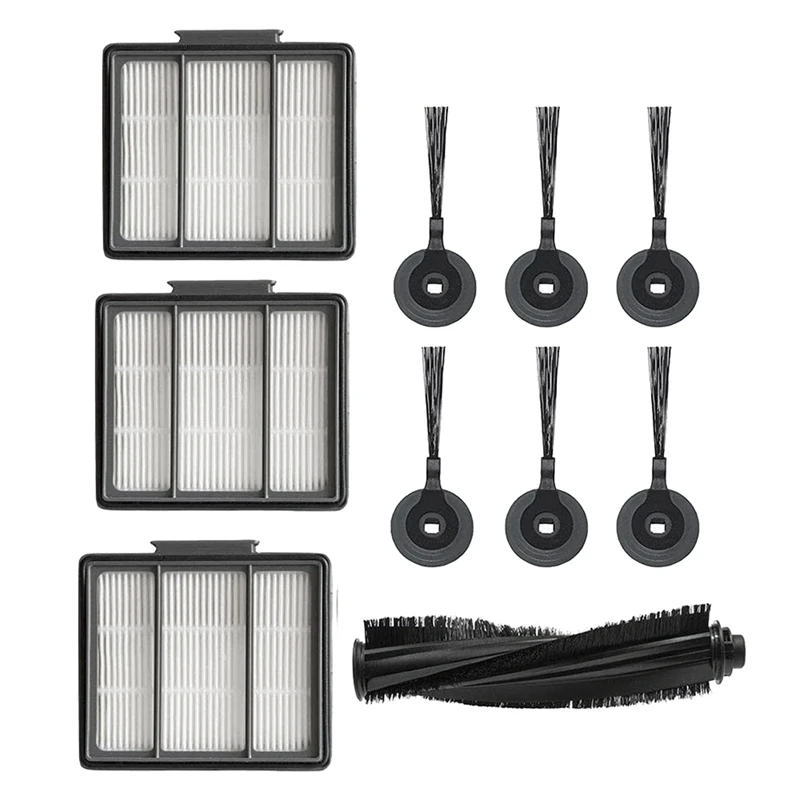 

HOT-Vacuum Cleaner Replacement Brushes and Filters for Shark ION Robot RV700 N RV720 N RV750 N RV850 RV850BRN