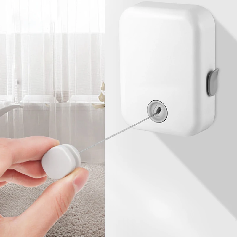 Выдвижная невидимая сушилка для белья в помещении бельевая веревка органайзер