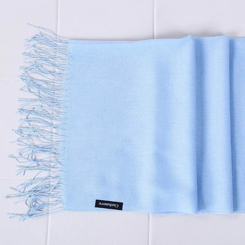 

LJCUIYAO Winter Thick Scarf Long Scarves For Ladies Winter Scarfs Casual Winter Scarfs Warm Scarves Tassel Autumn Solid Color