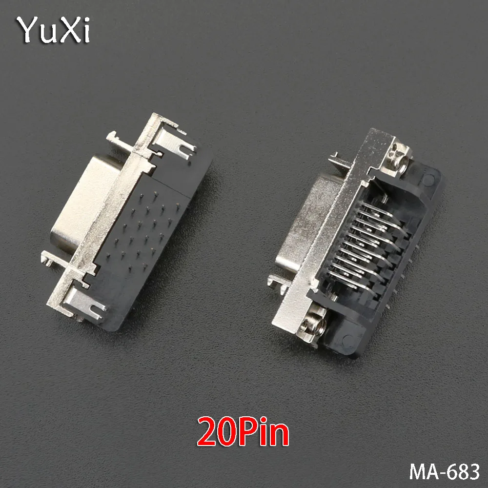 YuXi 2 шт./лот CN14P CN20P CN26P CN50P гнездовой разъем SCSI изогнутые ножки 14 контактный 20Pin 26Pin