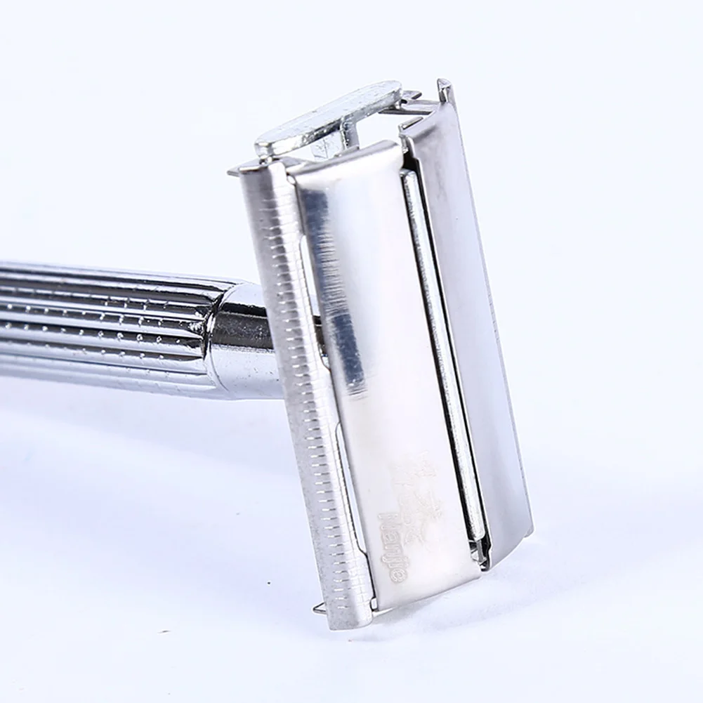 Ручной классический винтажный двухсторонний держатель для лезвий портативный