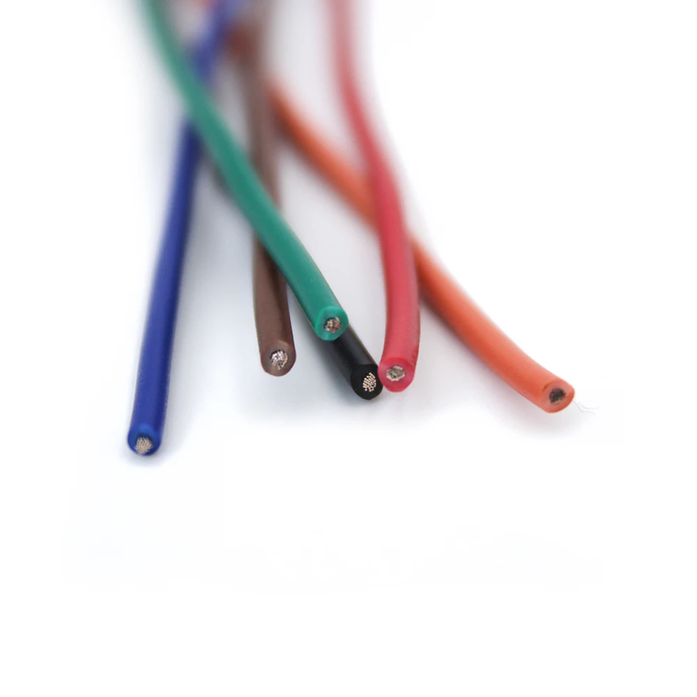 Фото 5 метров UL1007 провод 24awg 26 28 30 22AWG 18AWG 16AWG ПВХ электронный кабель провод №5