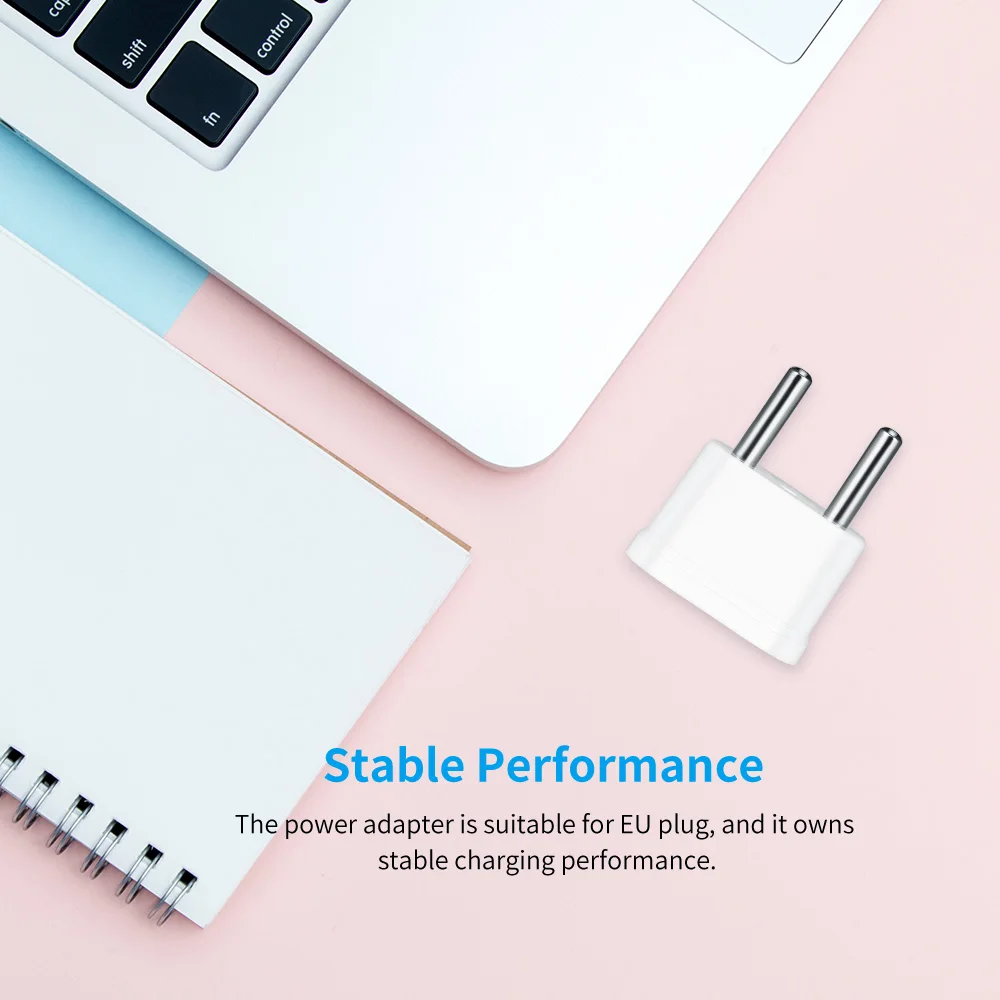 Адаптер питания с европейской вилкой адаптеры переменного тока дорожный адаптер