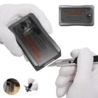 Контейнер для удаления лезвий EHDIS виниловая пленка под карбон, контейнер для сбора ножей с зажимом, магнитный контейнер для хранения лезвий