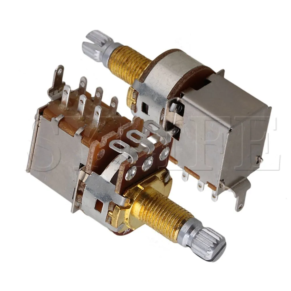 3 шт. A500k вал 18 мм потенциометр для управления гитарой|Детали и аксессуары гитар| |