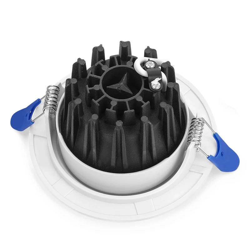 Встраиваемая потолочная лампа Светодиодный точечный светильник с регулируемым