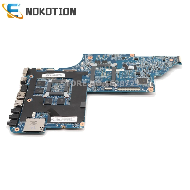 NOKOTION 650854 001 665284 665281 для HP Pavilion DV6 6000 серия материнская плата ноутбука гнездо FS1 DDR3 с