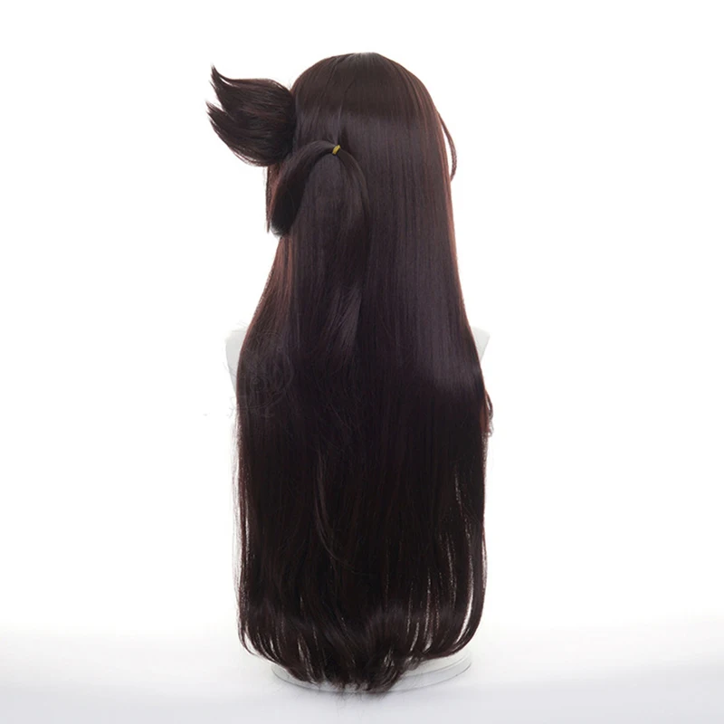 

Game Genshin Impact Bei Dou Cosplay Wigs Headwear Mix Halloween Unisex Brown Long Hair Wig Cosplay Prop