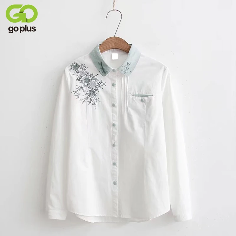 GOPLUS рубашка женская белая блузка рубашки женские блузки модные новинки|Рубашки| |
