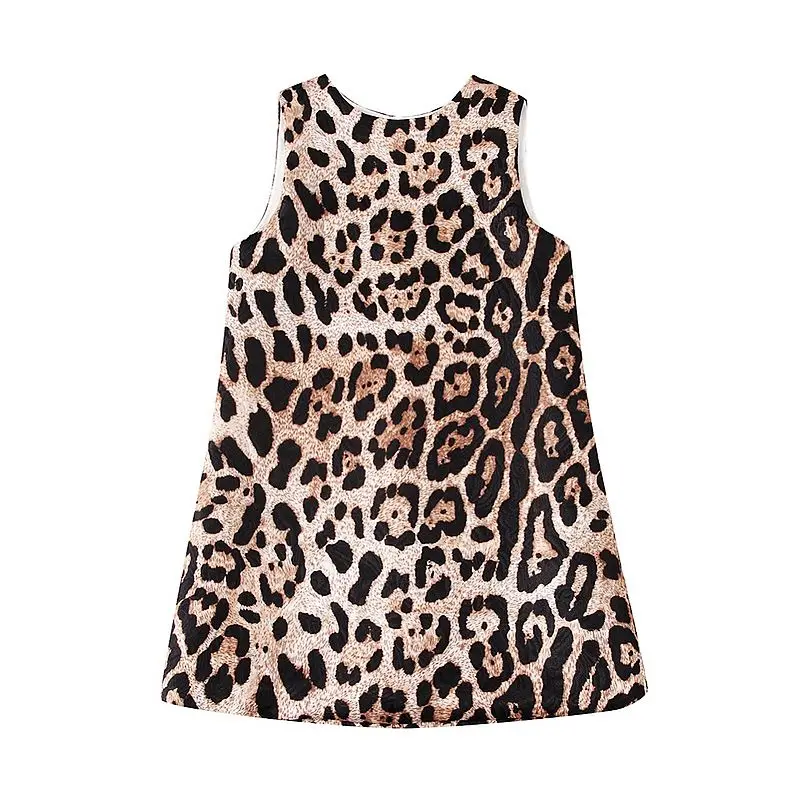 Kidsalon/летнее платье для девочек Одежда маленьких с принтом розы Детские вечерние