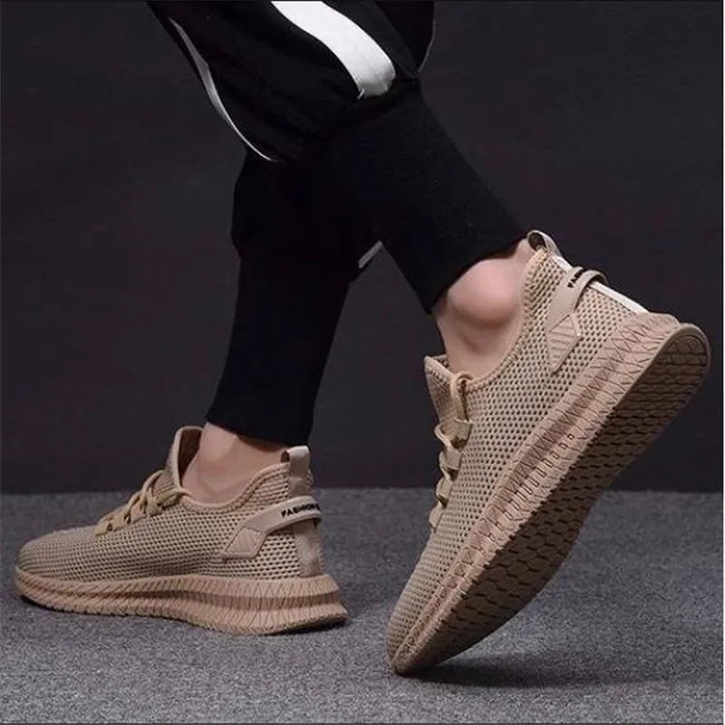 2022 Puimentiua Men Sneakers Flat Male Casual Shoes Comfortable Men 'S Tzapatos Footwear Breathable Mesh Sport Shoes