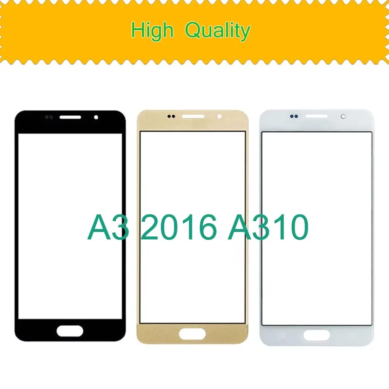 Сенсорный экран для Samsung Galaxy A3 2016 A310 A310F SM A310M сенсорный передняя панель стеклянная