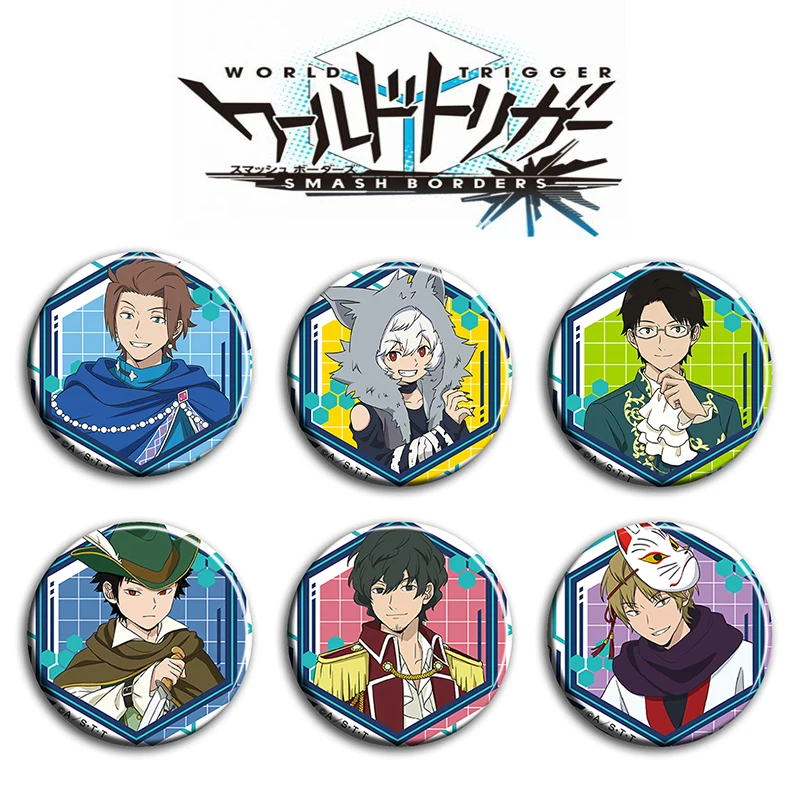 Японское аниме мир триггера Kuga Yuma Mikumo osсаму значок косплея Мультяшные накладки