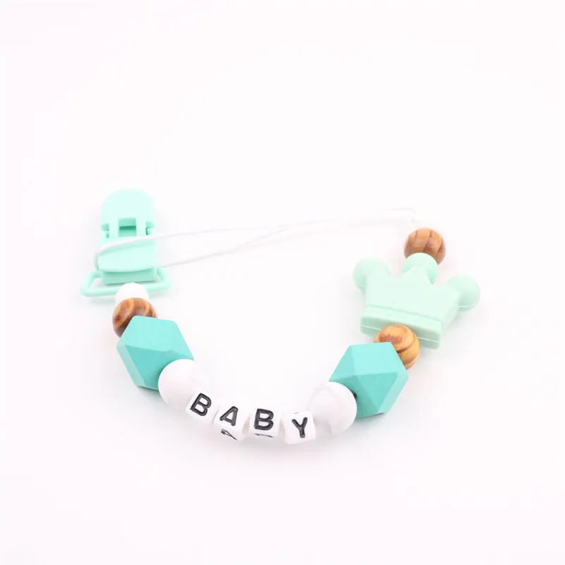 Персонализированные силиконовые зажимы для пустышки сделай сам держатель с