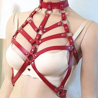 2020 leather harness bdsm bondage intimo sexy erotic pastel goth pole dance fantazi seks leather lingerie sexy body harness