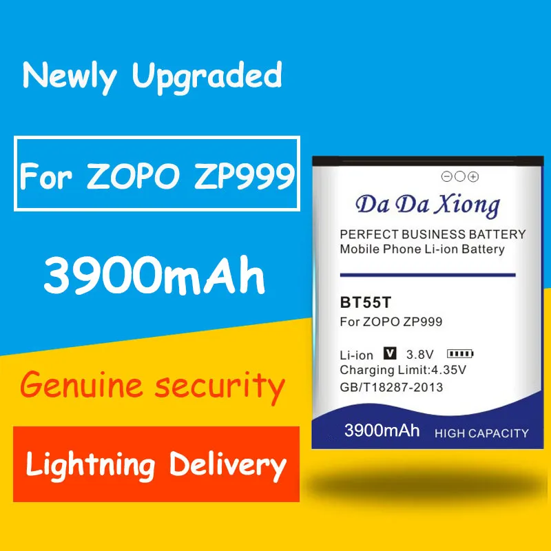 Горячая Распродажа 3900mAh BT55T Аккумулятор для смартфонов ZOPO 999 998 9530 9520 3X ZP998 ZP999 ZP3X