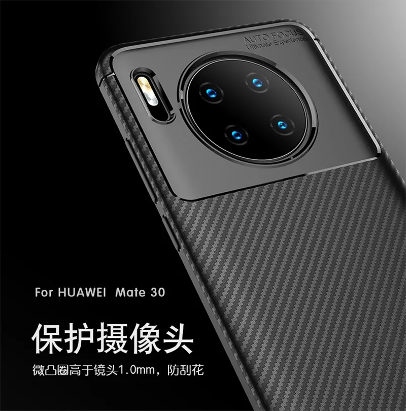 Чехол для Huawei Mate 30 противоударный силиконовый чехол Pro телефона Funda Couque Capa |