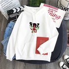 Толстовки с капюшоном в Корейском стиле с героями мультфильмов для девочек, 10 цветов, женские утепленные толстовки из полиэстера 2020, женские осенние модные топы