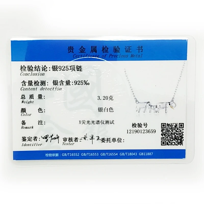 

925 sterling silver mother baby father elephant necklace 2020 family exquisite animal jewelry the best gift for the family