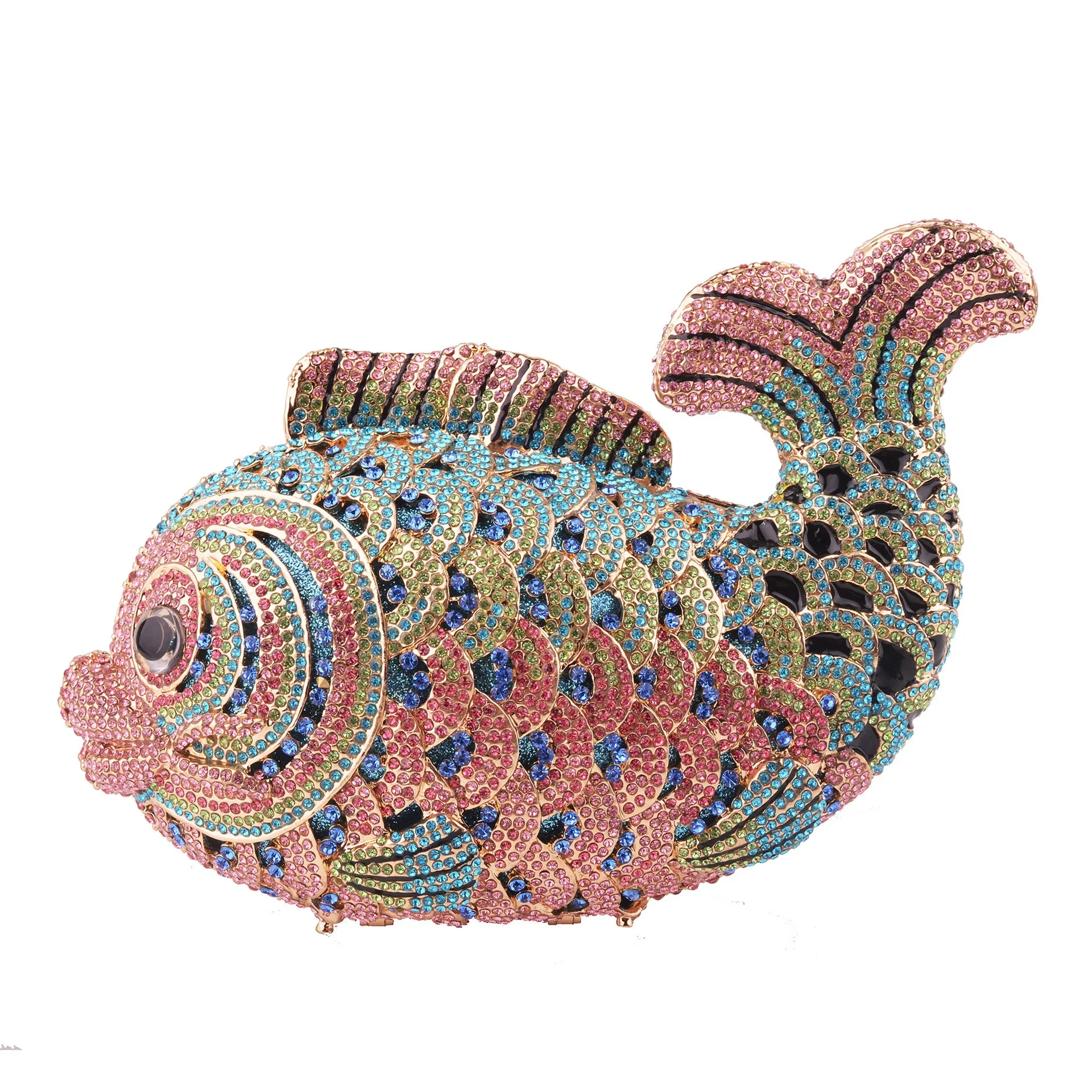 

Женская вечерняя сумка-клатч с кристаллами, в виде пчелы