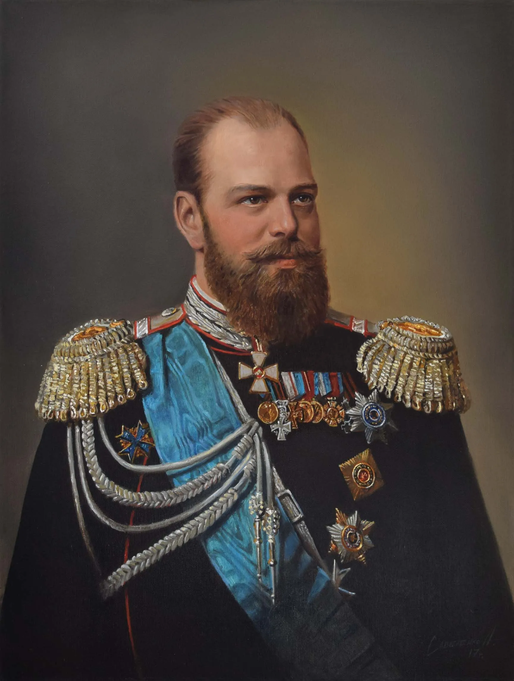 2020 домашний офис хорошее искусство Александр III император российского Цара