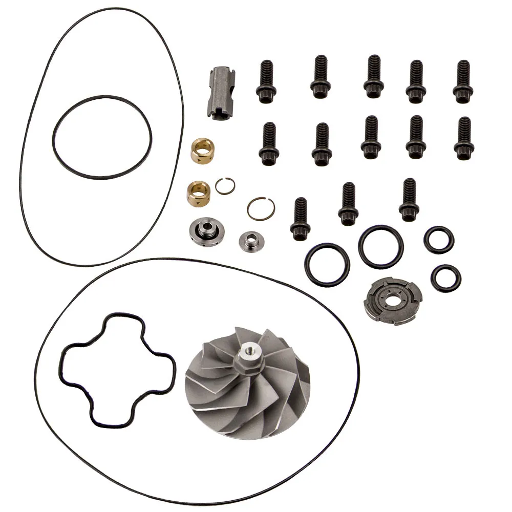 

Maxpeedingrods турбо-компрессор, комплект для восстановления колес для Ford Powerstroke 7.3L TP38 GT38 1994-2003 817-1004-002F 813-1001-001