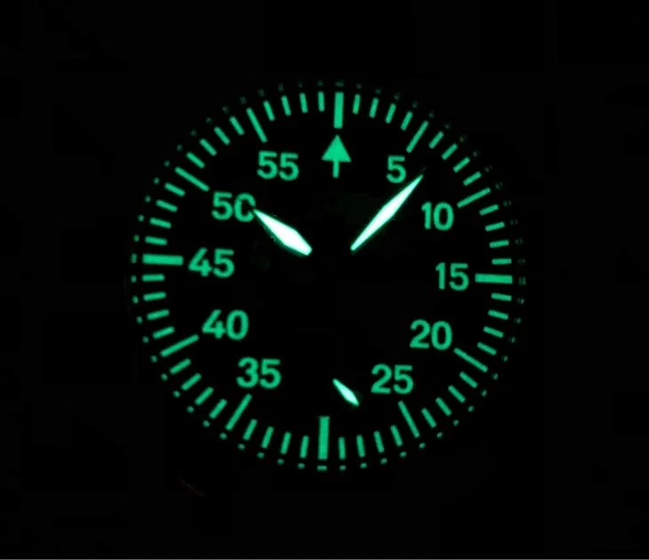 44 мм GEERVO черный циферблат Азиатский 6497 17 драгоценностей механические ручное