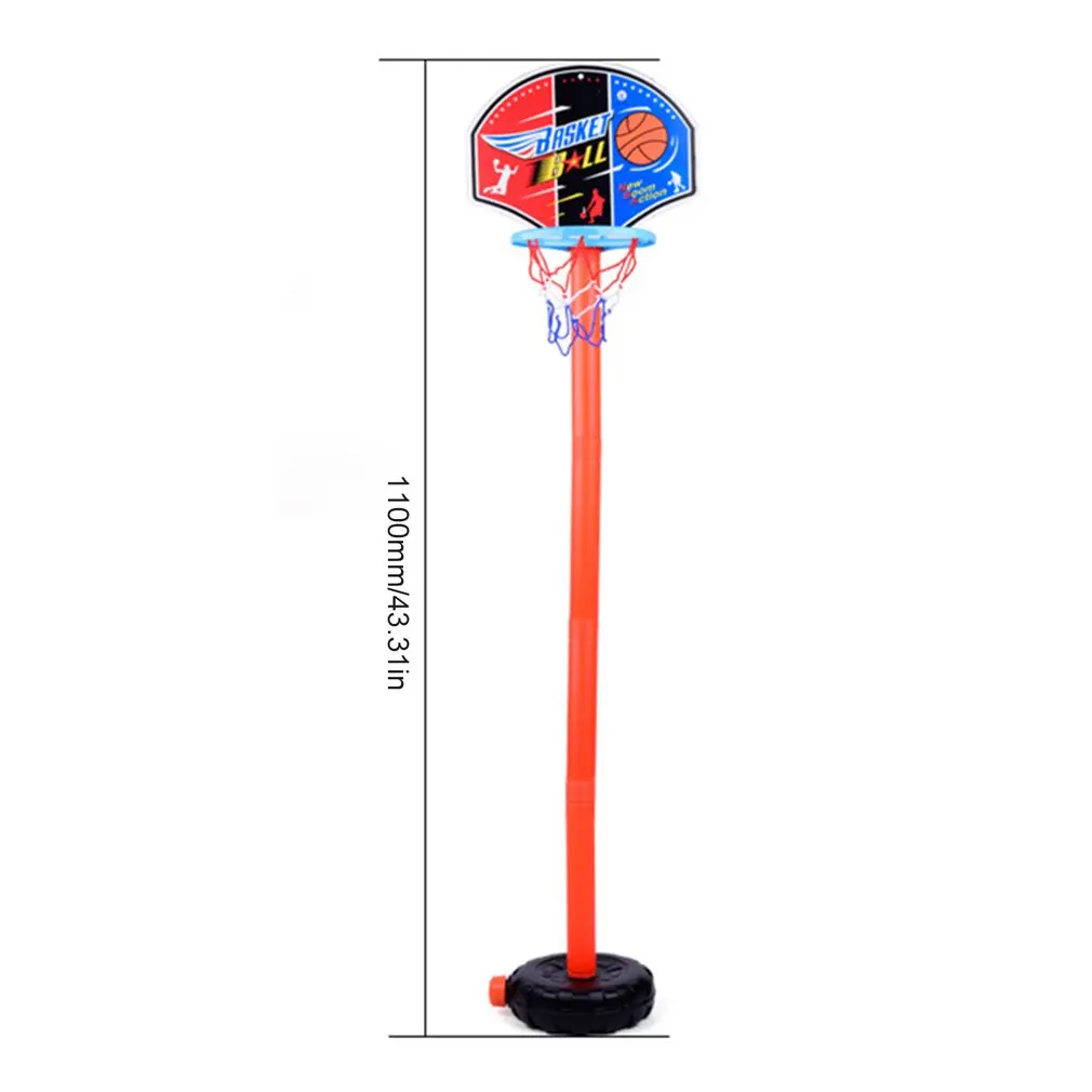 

Sturdy Kids Basketball Game Set Outdoor Sport Adjustable Height Basket Indoor Interaction Healthy Goal Boys Yard Toys