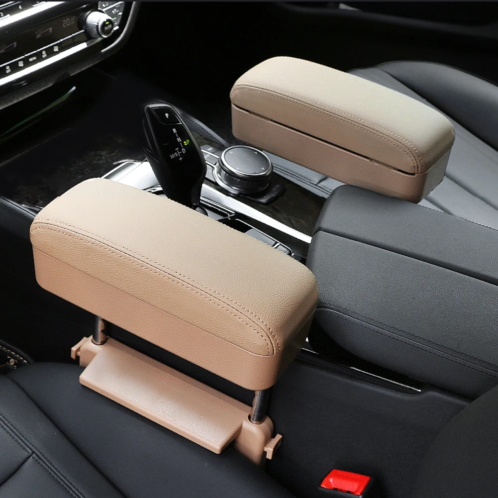 

Armrest Box Elbow Support Seat Gap Organizer Easily Installation Adjustable Car Center Console Personal Car Elements