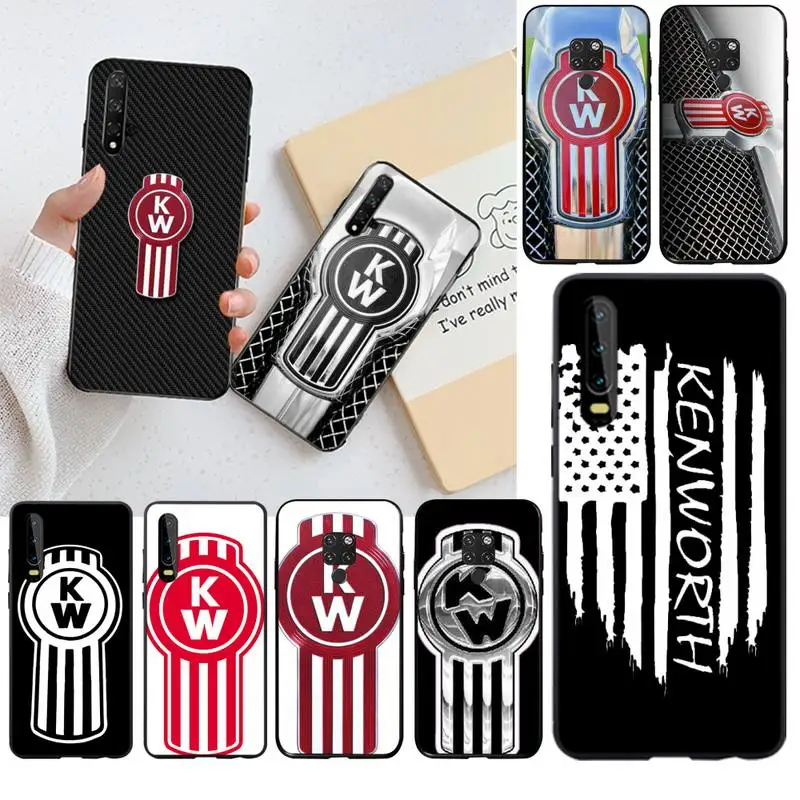 HPCHCJHM Kenworth грузовик логотип на заказ фото мягкий чехол для телефона Huawei P40 P30 P20 lite