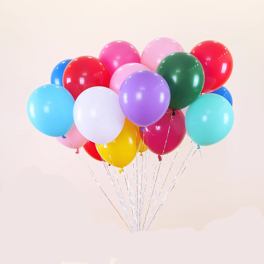 

100 шт 10 дюймов 2,2 г цветной латексный баллон гелия вечерние шары Свадьба День рождения Рождество фестиваль украшения поставки детская игруш...