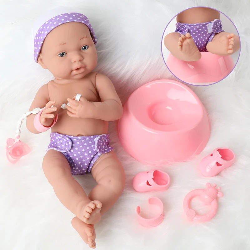Кукла новорожденная Силиконовая Водонепроницаемая 40 см 16 дюймов|Куклы| |