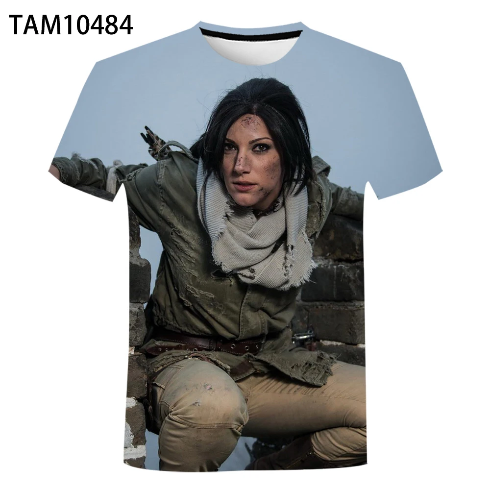 Футболка мужская и женская с 3D-принтом гробница | Мужская одежда