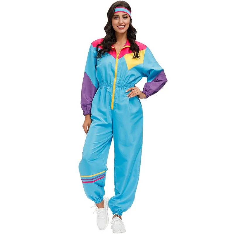 Ретро-спортивная одежда для сцены Хэллоуина 80-х и 90-х в Европе Америке |