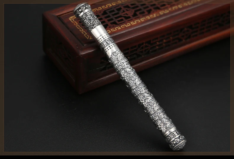 CMAJOR серебро 925 пробы Китайский древний lucky cloud узорный шариковый кулон в виде