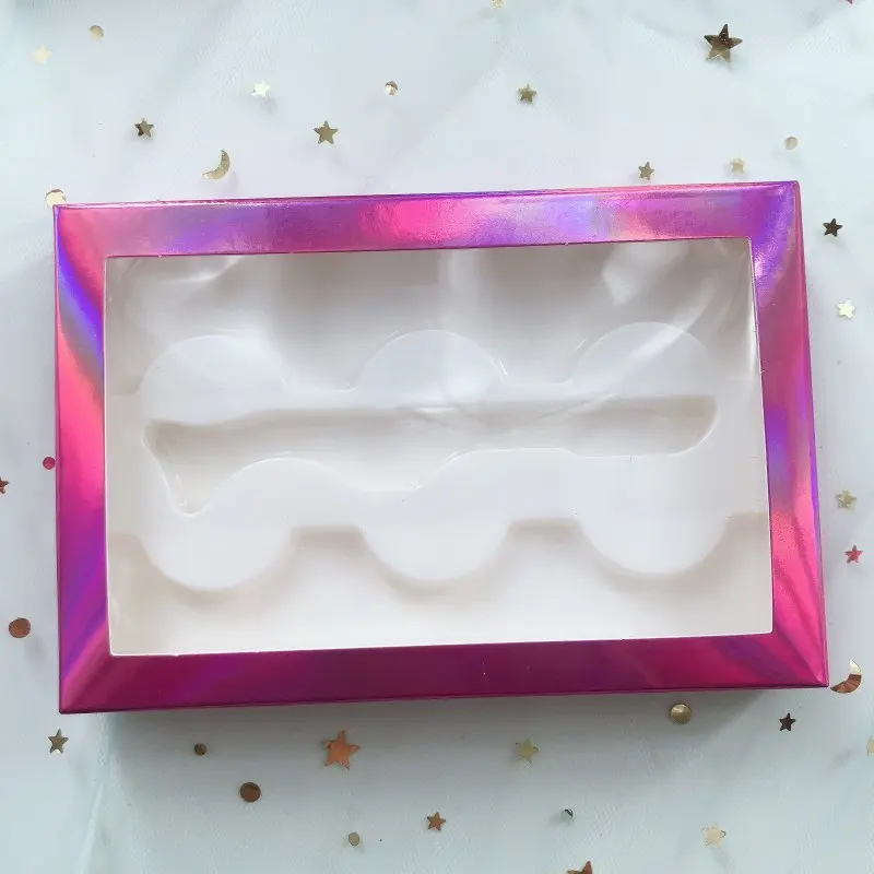 20 шт./лот голографические ресницы на заказ 3 пары пустые упаковка|Накладные