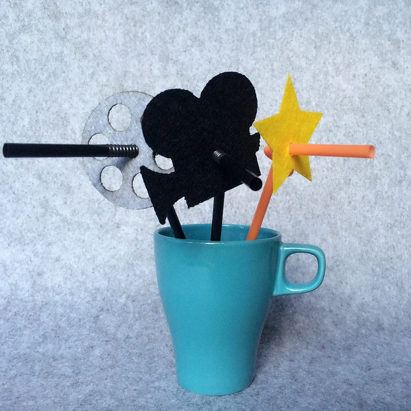 Креативные бумажные соломинки динозавр тема самолет облака Автомобиль Забавная