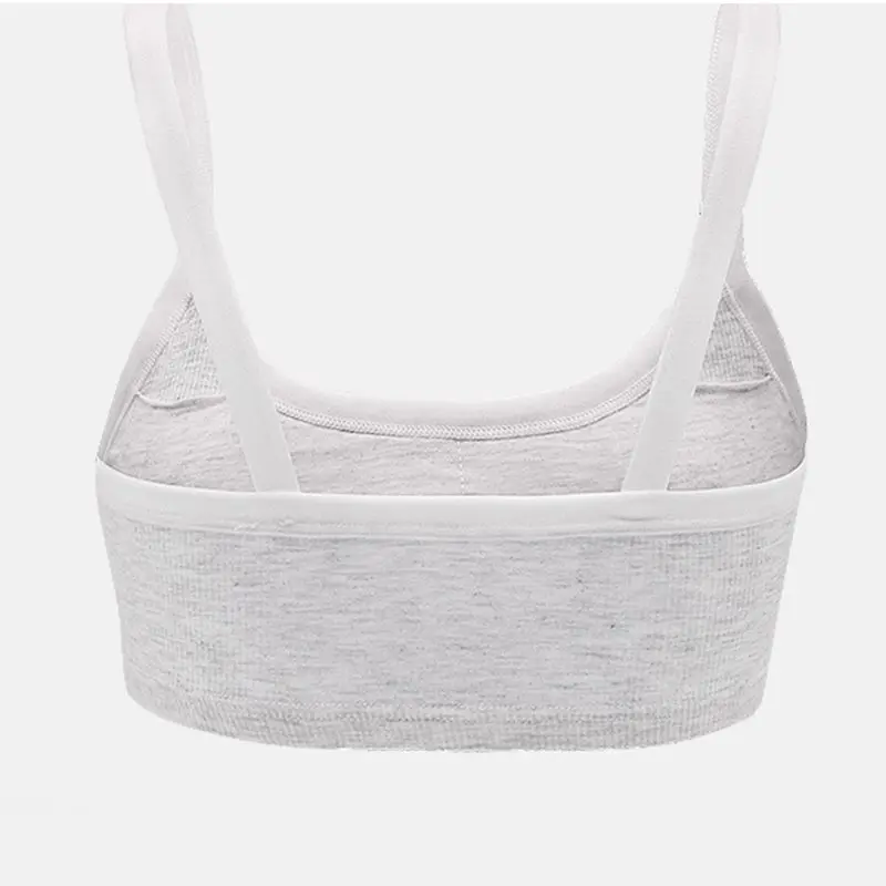 

Student Girl Spaghetti Straps Training Bra Underwear Cute Cartoon Zebra Planet Animal Print Bralette Thread Ribbed Wireless Vest