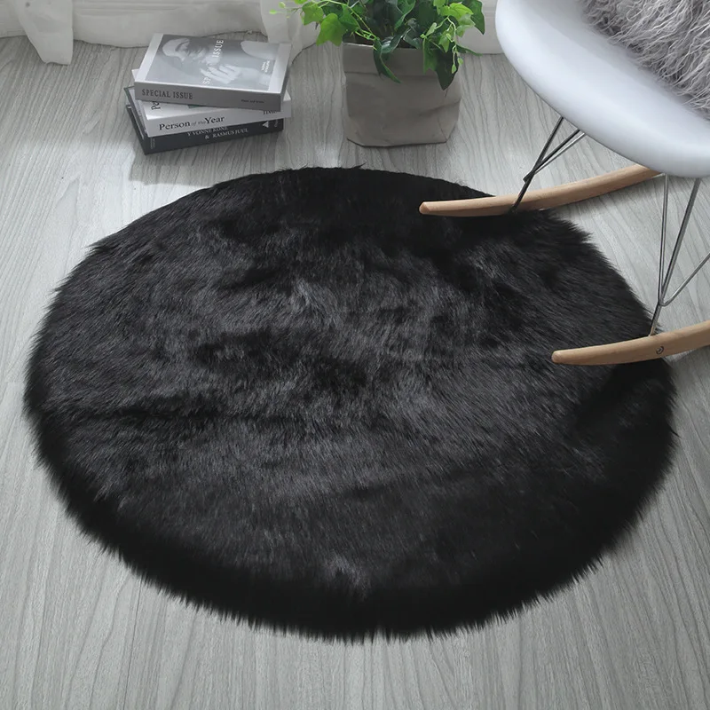 Мягкие плюшевые коврики 30x30 см коврик из искусственной овечьей кожи теплые