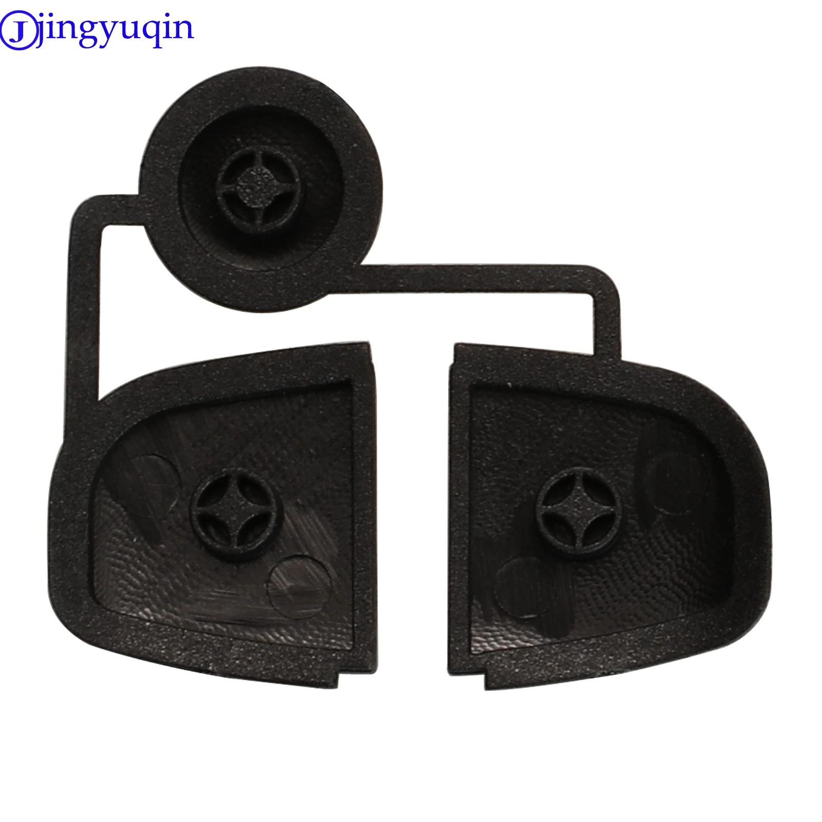 

jingyuqin 3 Buttons Remote Car Key Rubber Pad Case For Mitsubishi Pajero Sport Outlander Grandis ASX Shell Part