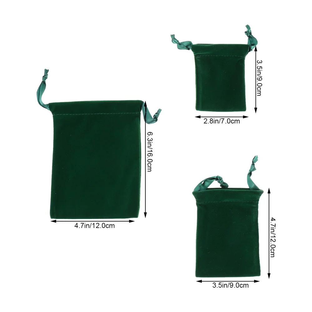 

6pcs Drawstring Sachet Delicate Pouches Small Jewelry Gift Display Packing Bags