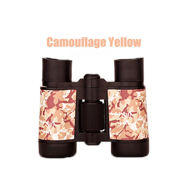 

Binoculars HD 4x30 Telescope Rubber Children Colorful Telescope Fixed Zoom Anti-skid Portable Field glasses Gifts for Children