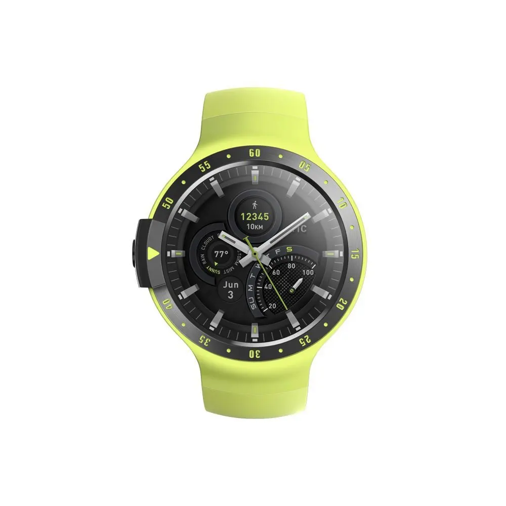 Смарт-часы TicWatch S Green Bluetooth gps умные часы для фитнеса Android и iPhone IP67