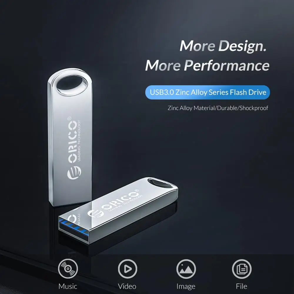 USB флеш-накопитель ORICO металлический usb 3 0 128 ГБ 64 32 16 | Компьютеры и офис